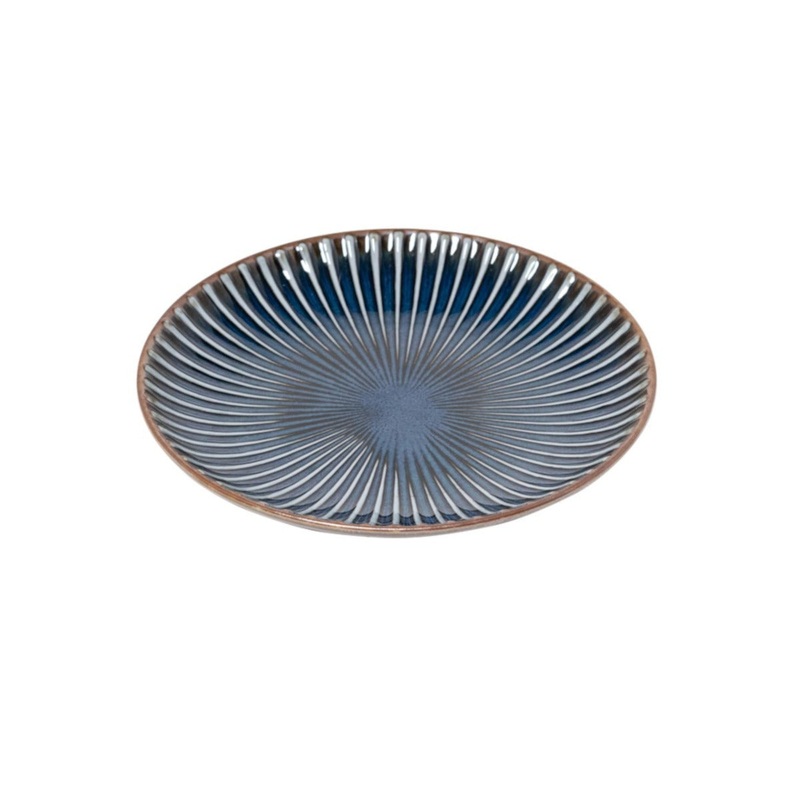 Concept Japan Yohen Sendan Ceramic Side Plate Navy 16.5cm