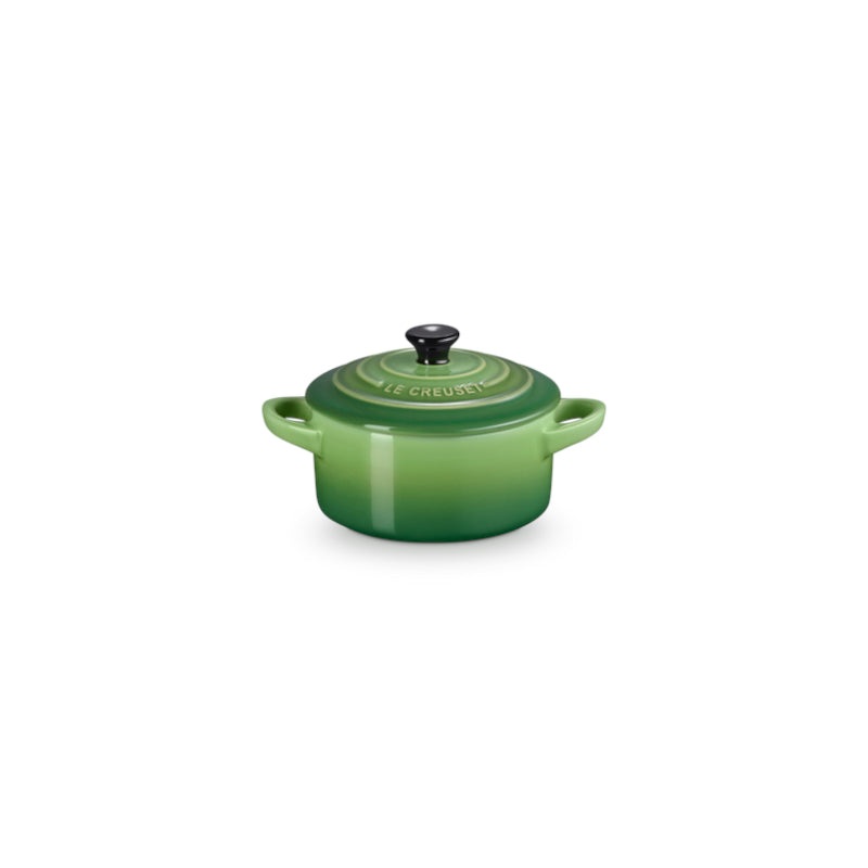 Le Creuset Stoneware Mini Cocotte Bamboo Green 10cm