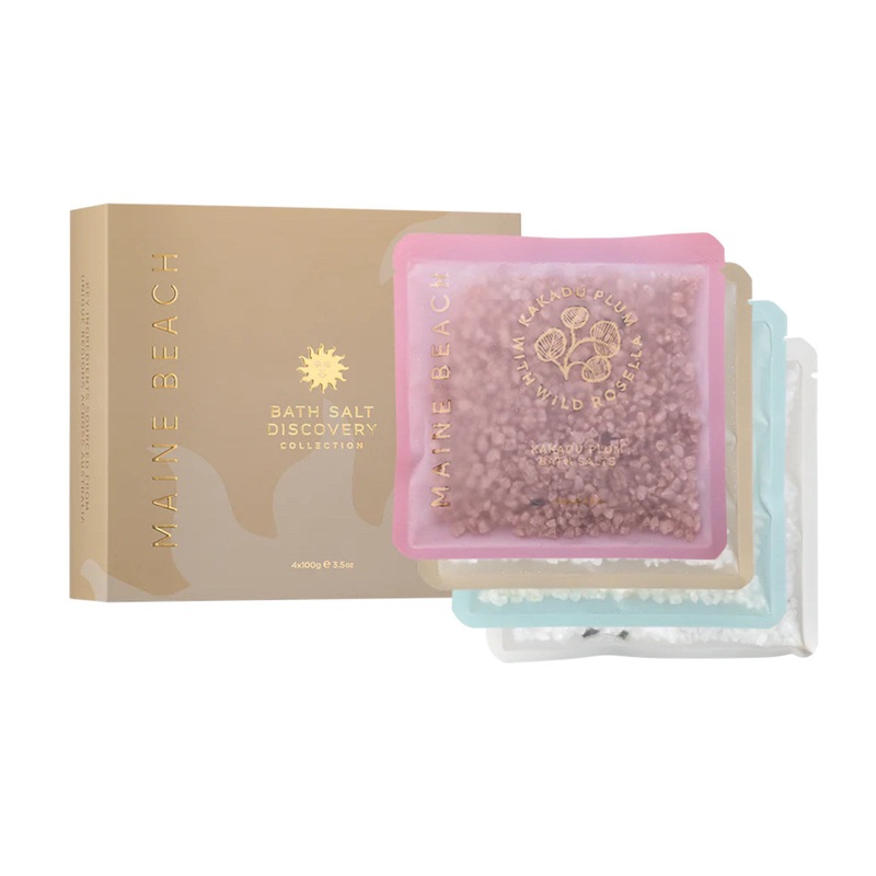 Maine Beach Bath Salt Discovery Collection Set 100g