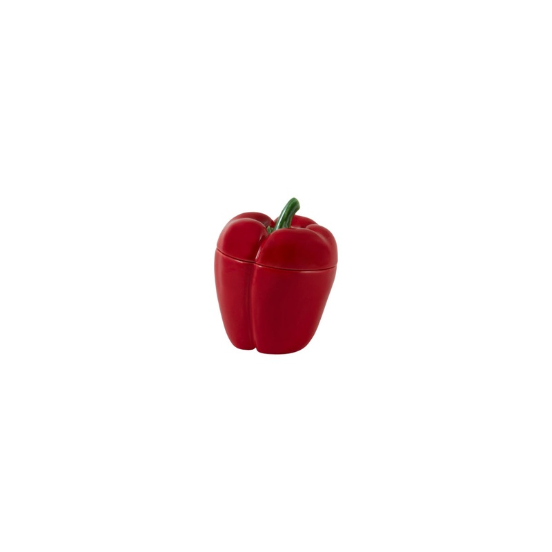 Bordallo Pinheiro Pepper Box Red 12.5cm
