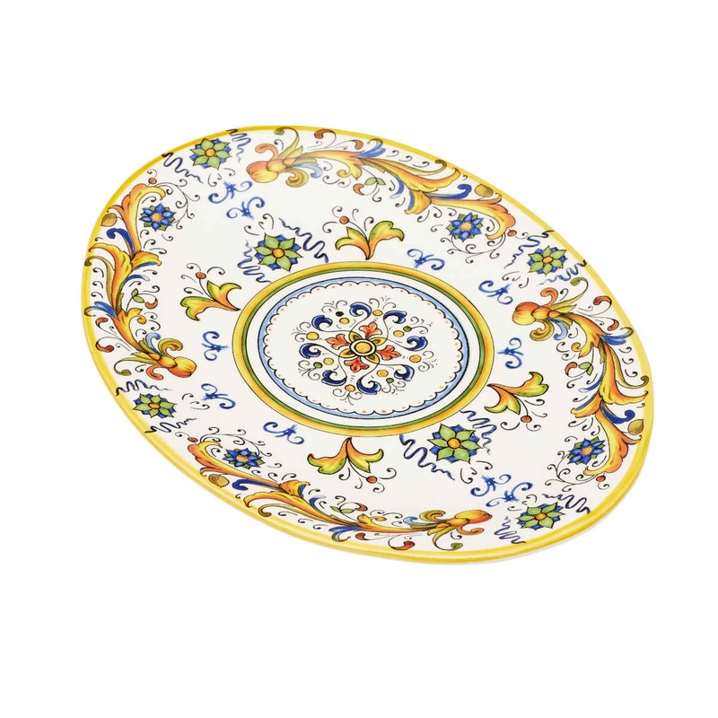 Ceramiche Cuore Deruta Irregolare Oval Platter 38cm