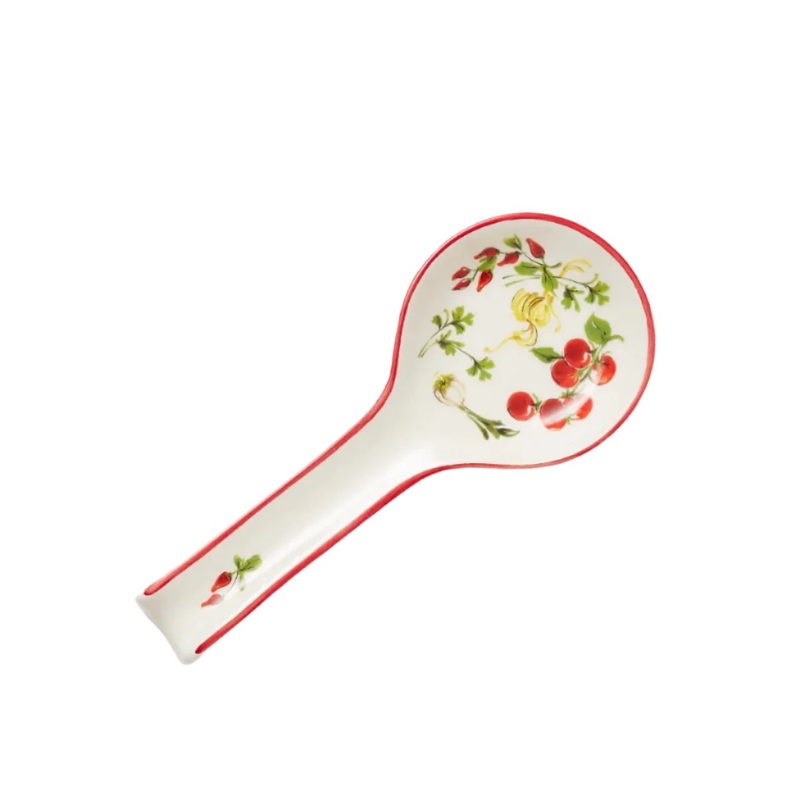 Ceramiche Cuore Pomodoro Spaghetti Spoon Rest