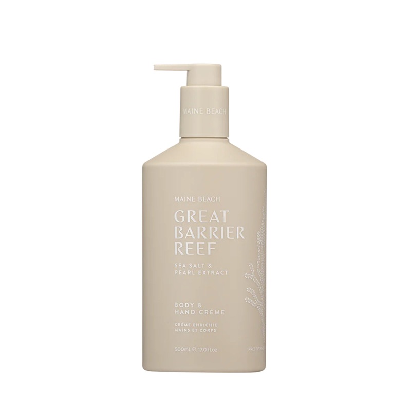 Maine Beach Great Barrier Reef Sea Salt Body and Hand Cream 500ml