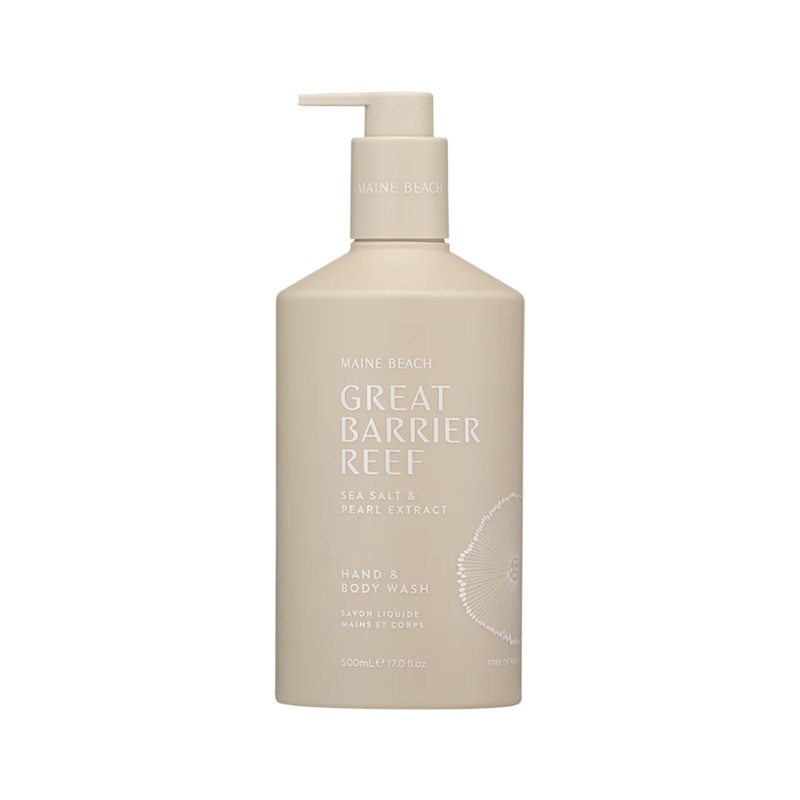 Maine Beach Great Barrier Reef Sea Salt Hand and Body Wash 500ml