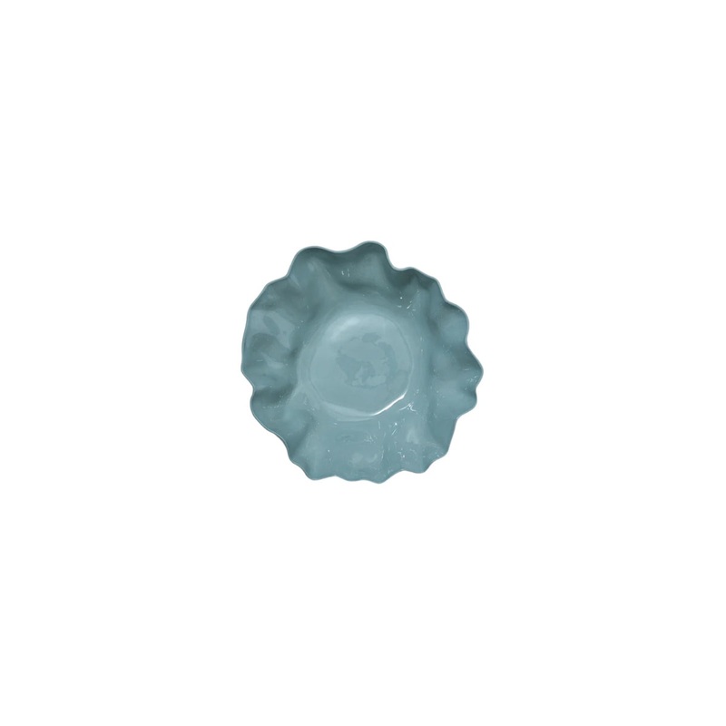 Marmoset Found Ruffle Bowl Blue Extra Small
