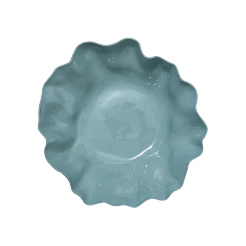 Marmoset Found Ruffle Bowl Blue Large