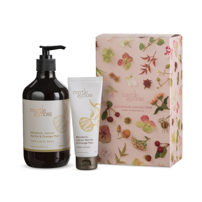 Myrtle & Moss Mandarin, Lemon Myrtle & Orange Peel Hand & Body Duo Blush