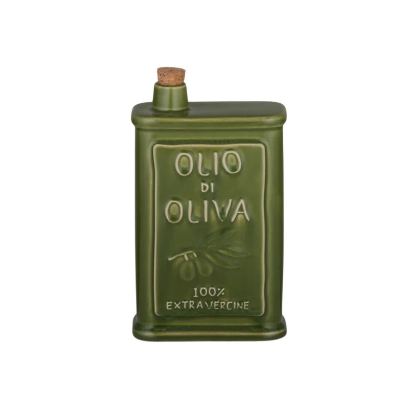 Olio Ceramic Oil Bottle Green 18.5cm