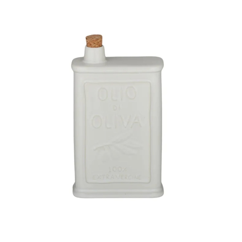 Olio Ceramic Oil Bottle Ivory 18.5cm