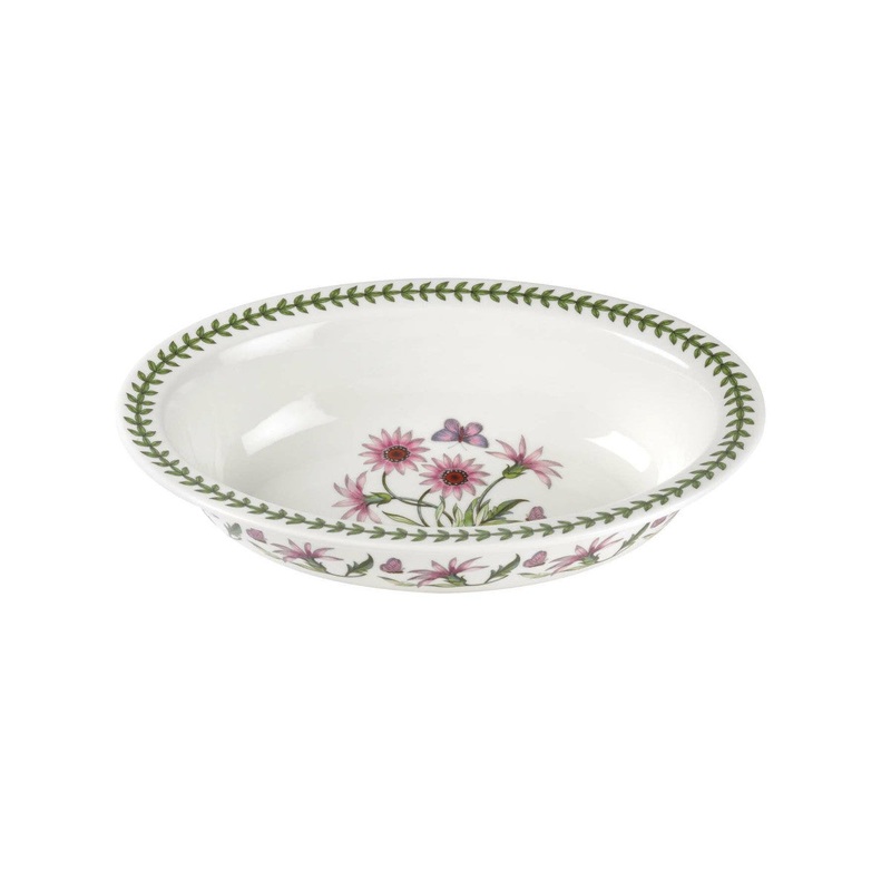 Portmeirion Botanic Garden Treasure Flower Oval Pie Dish 35cm