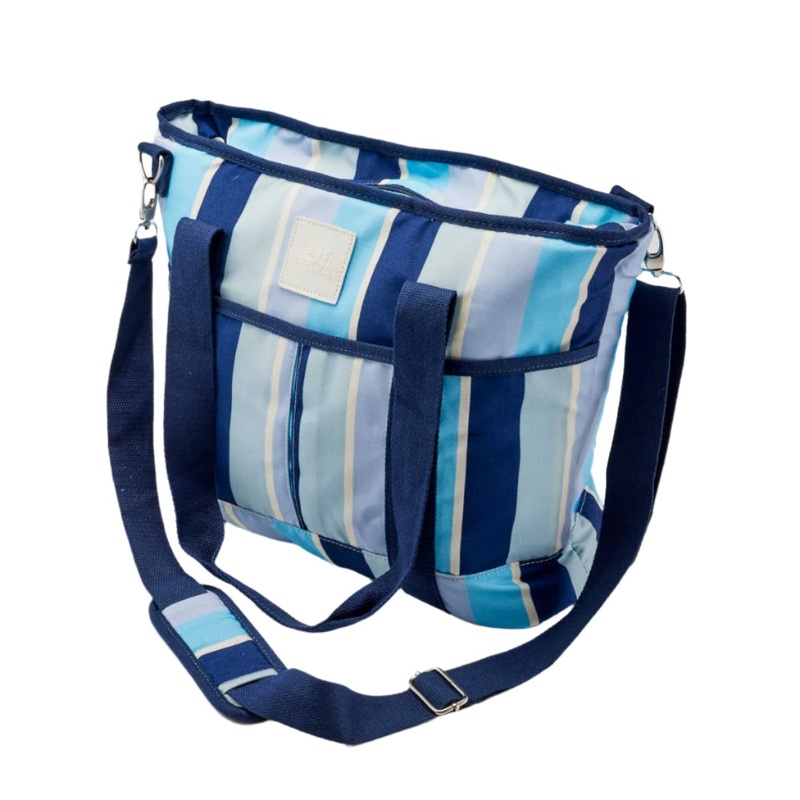 Saltwater Del Sur Cooler Tote Blue