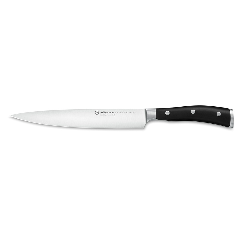 Wusthof Classic Ikon Black Carving Knife 20cm