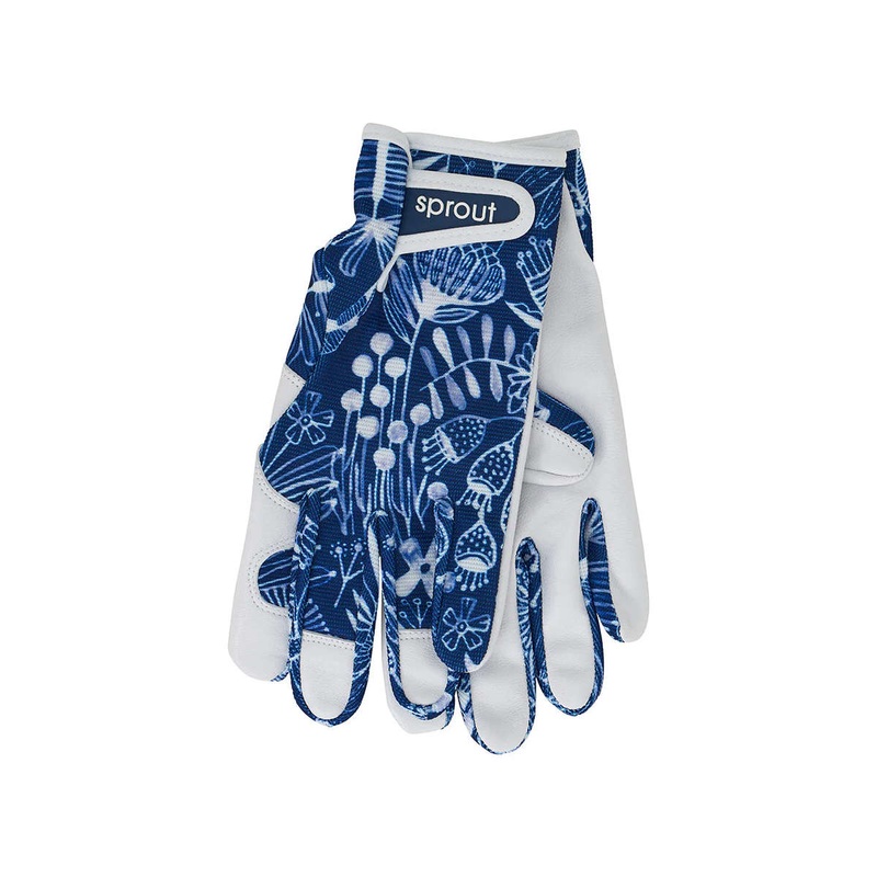 Annabel Trends Sprout Gardening Gloves Navy Natives
