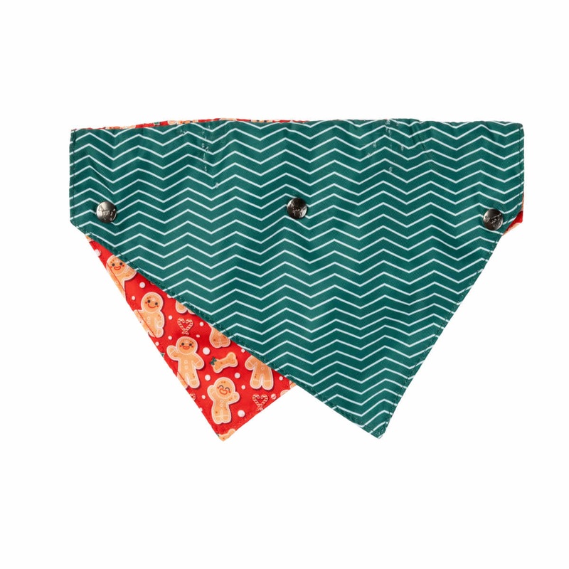 FuzzYard Gingerbread Cookie Bandana Medium/Large