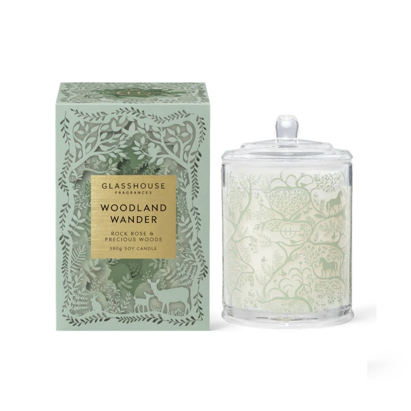 Glasshouse Fragrances Woodland Wander Candle  380g
