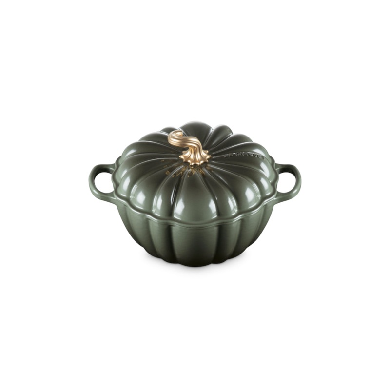 Le Creuset Harvest Cast Iron Pumpkin Casserole Thyme 24cm