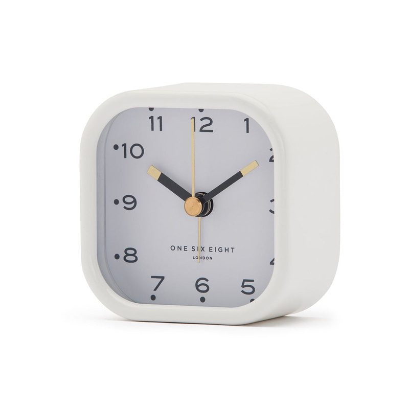One Six Eight London Lisa Square Alarm White