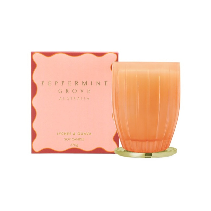Peppermint Grove Australia Lychee & Guava Candle Limited Edition 370g