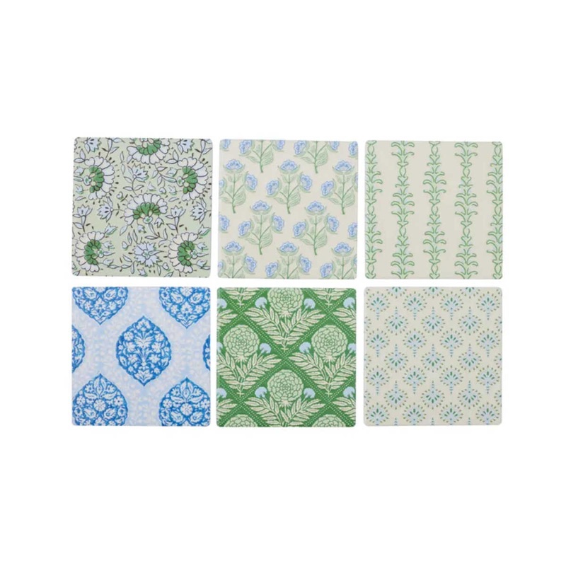Charvi Ceramic Coaster 10.5cm Assorted