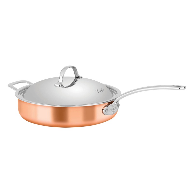 Chasseur Escoffier Induction Saut Pan with Lid 28cm