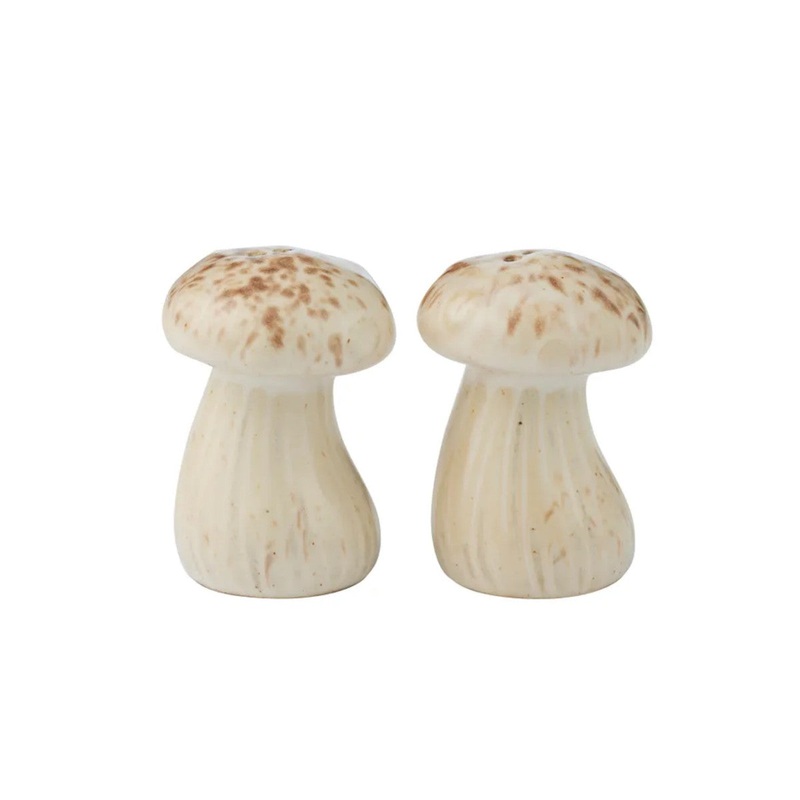 Funghi Ceramic Salt & Pepper Shaker 2 Piece