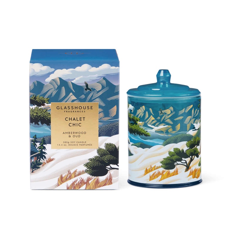 Glasshouse Fragrances Chalet Chic Scented Candle 380g