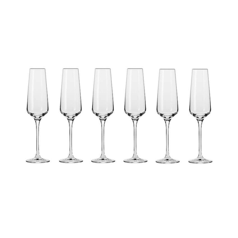Krosno Avant Garde Champagne Flutes 180ml (Set of 6)