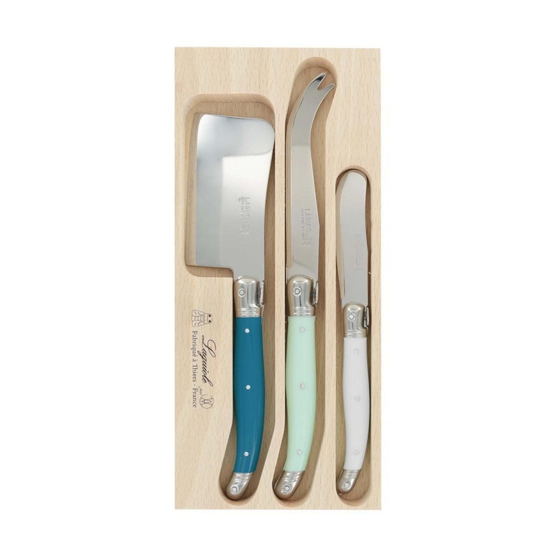 Laguiole Andre Verdier Debutant St. Tropez Piece Cheese Knife Set of 3