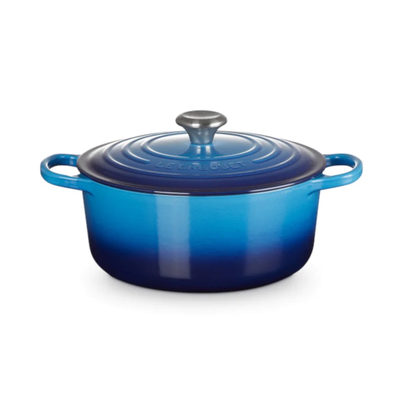 Le Creuset Signature Cast Iron Round Casserole Azure 28cm (6.7L)