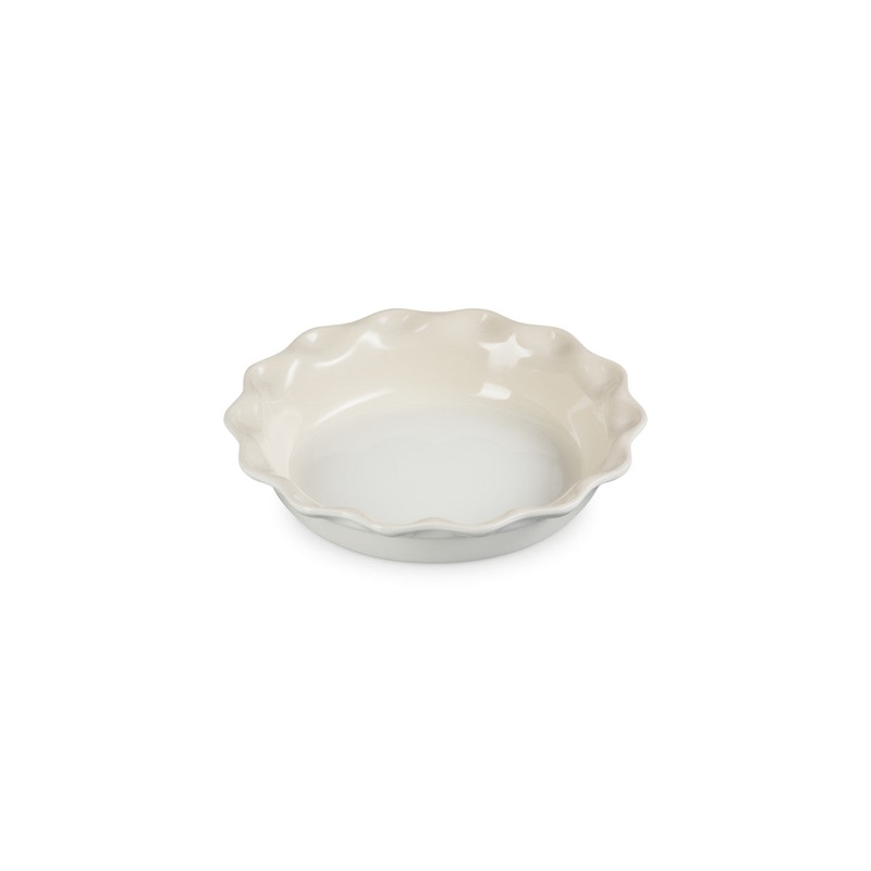 Le Creuset Stoneware Heritage Fluted Pie Dish Meringue 23cm