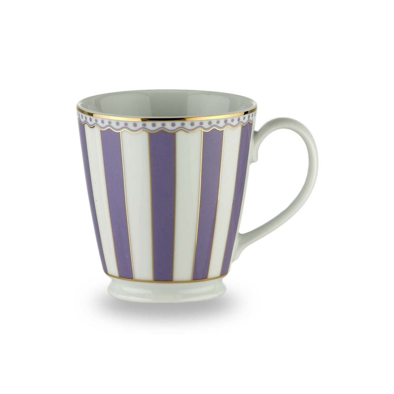 Noritake Carnivale Fine Porcelain Mug Lavender 370ml