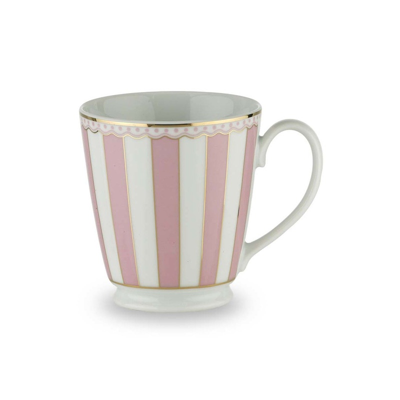Noritake Carnivale Fine Porcelain Mug Pink 370ml