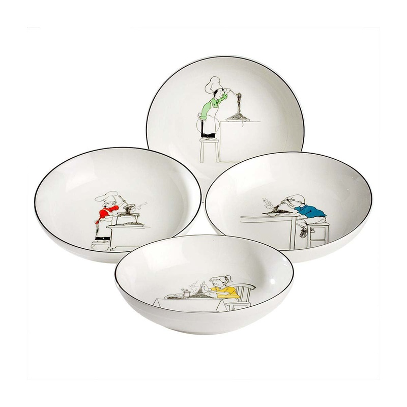 Noritake Le Restaurant Ivory Porcelain Pasta Bowl 22cm (Set of 4)