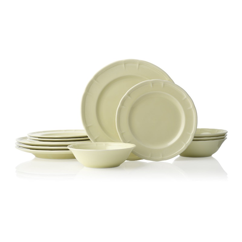Noritake Provence Dinner Set Citron 12 Piece