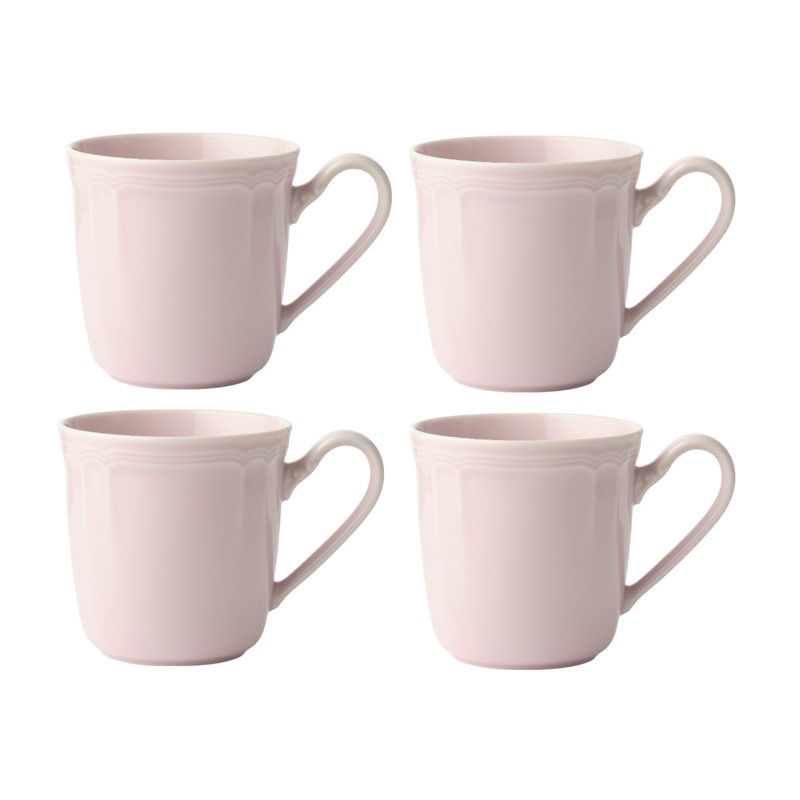 Noritake Provence Fine Porcelain Mug Rose 290ml (Set of 4)