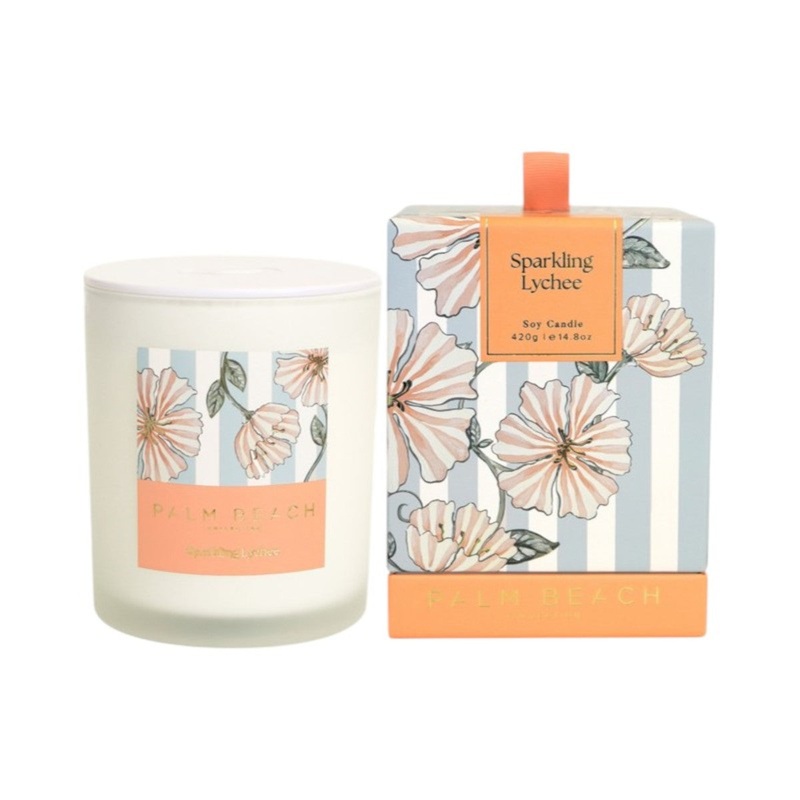 Palm Beach Collection Sparkling Lychee Candle 420g