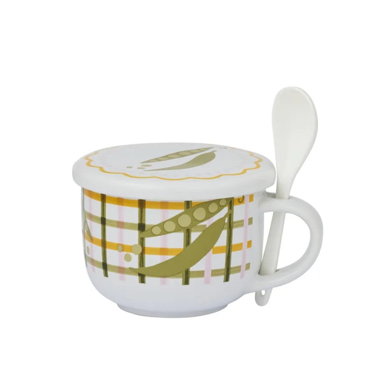 Pea Soup Ceramic Mug Green 3 Piece