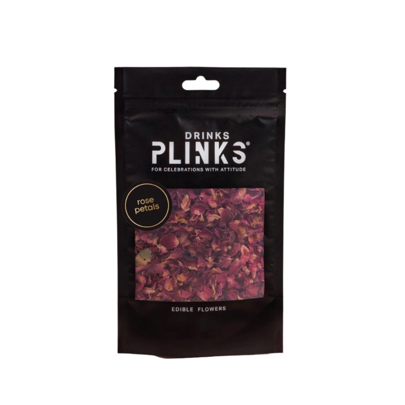 Drinks Plinks Edible Flowers Rose Petals