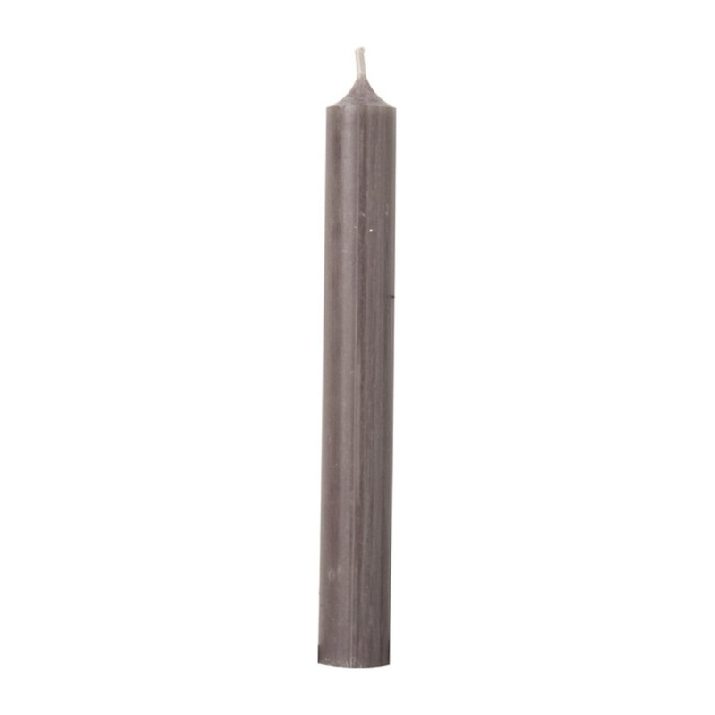 Ideal Home Range Cylinder Dinner Candle Mud 18cm