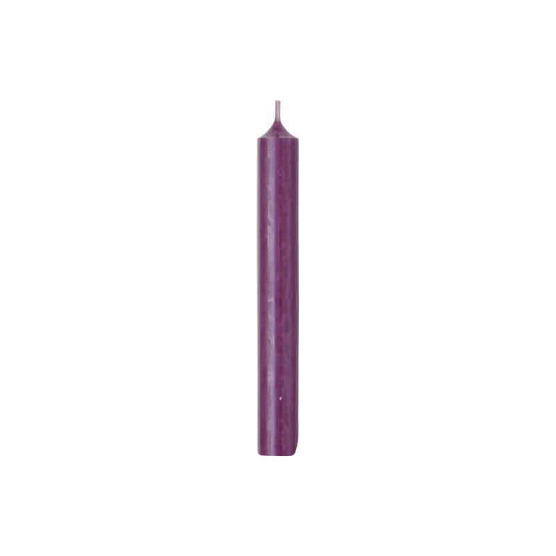 Ideal Home Range Dinner Candle Aubergine 18cm