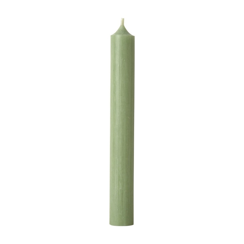 Ideal Home Range Dinner Candle Dark Sage 18cm