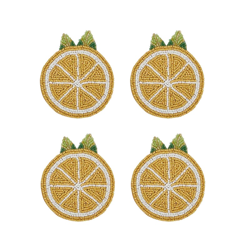 Limone Beaded Coaster (Set of 4)