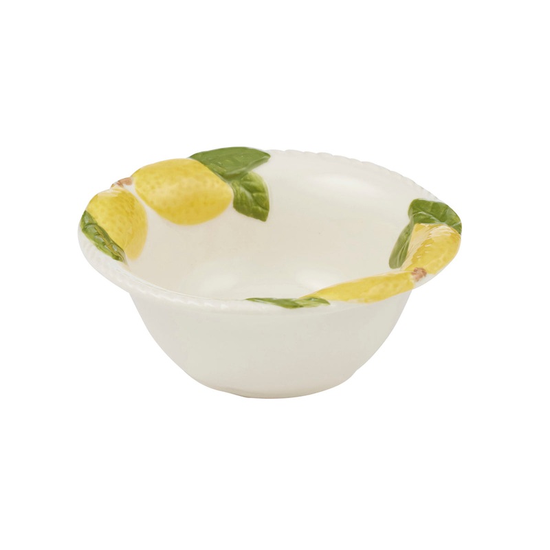 Limone Ceramic Bowl Yellow 12x6cm