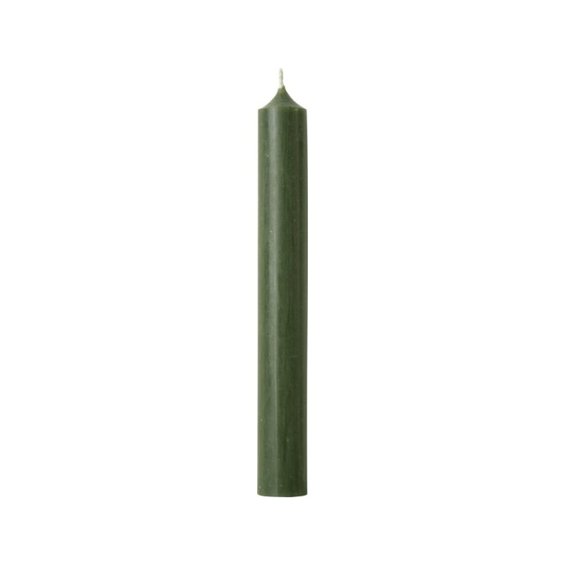 MicMillan Dinner Candle Green 18cm