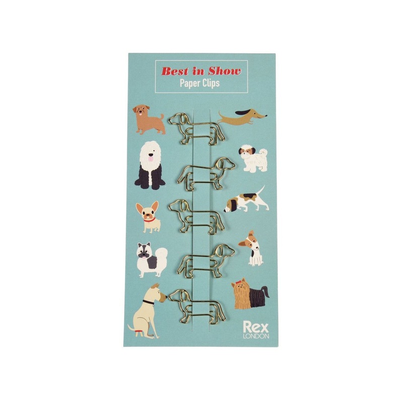 Rex London Dog Paper Clips