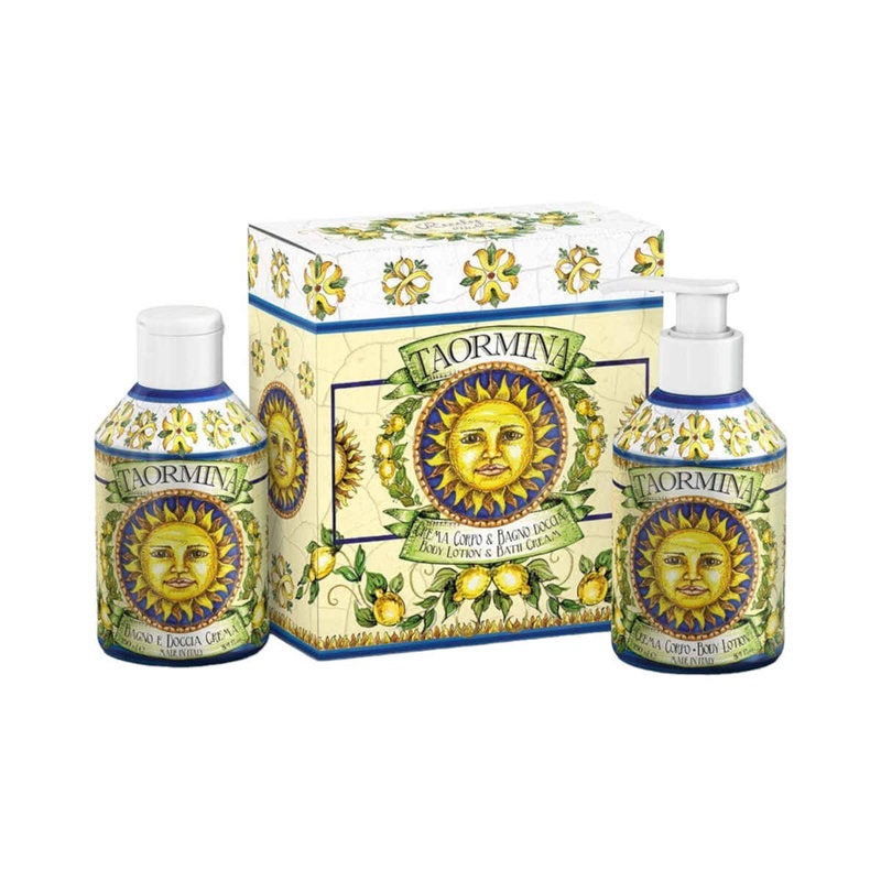 Rudy Profumi Taormina Bath & Shower Gel & Body Cream Gift Set 250ml