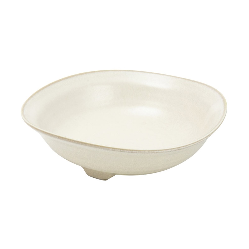 Concept Japan Wabisabi Footed Bowl Pearl White