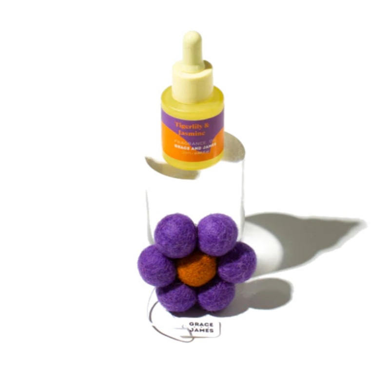 Grace and James Bloom Tigerlily & Jasmine Felt Air Freshener 20ml