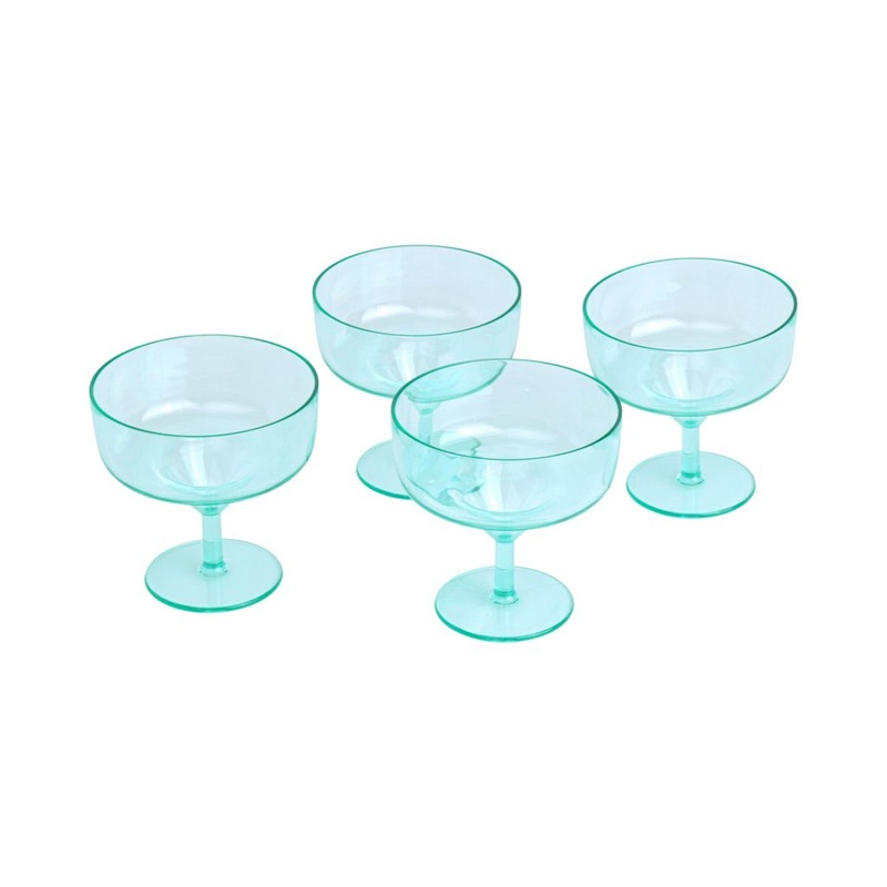 Here's How Rue Margarita Glass Mint 384ml (Set of 4)