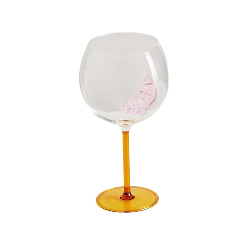 Maison Balzac Le Spritz Glass Yellow/Pink 650ml